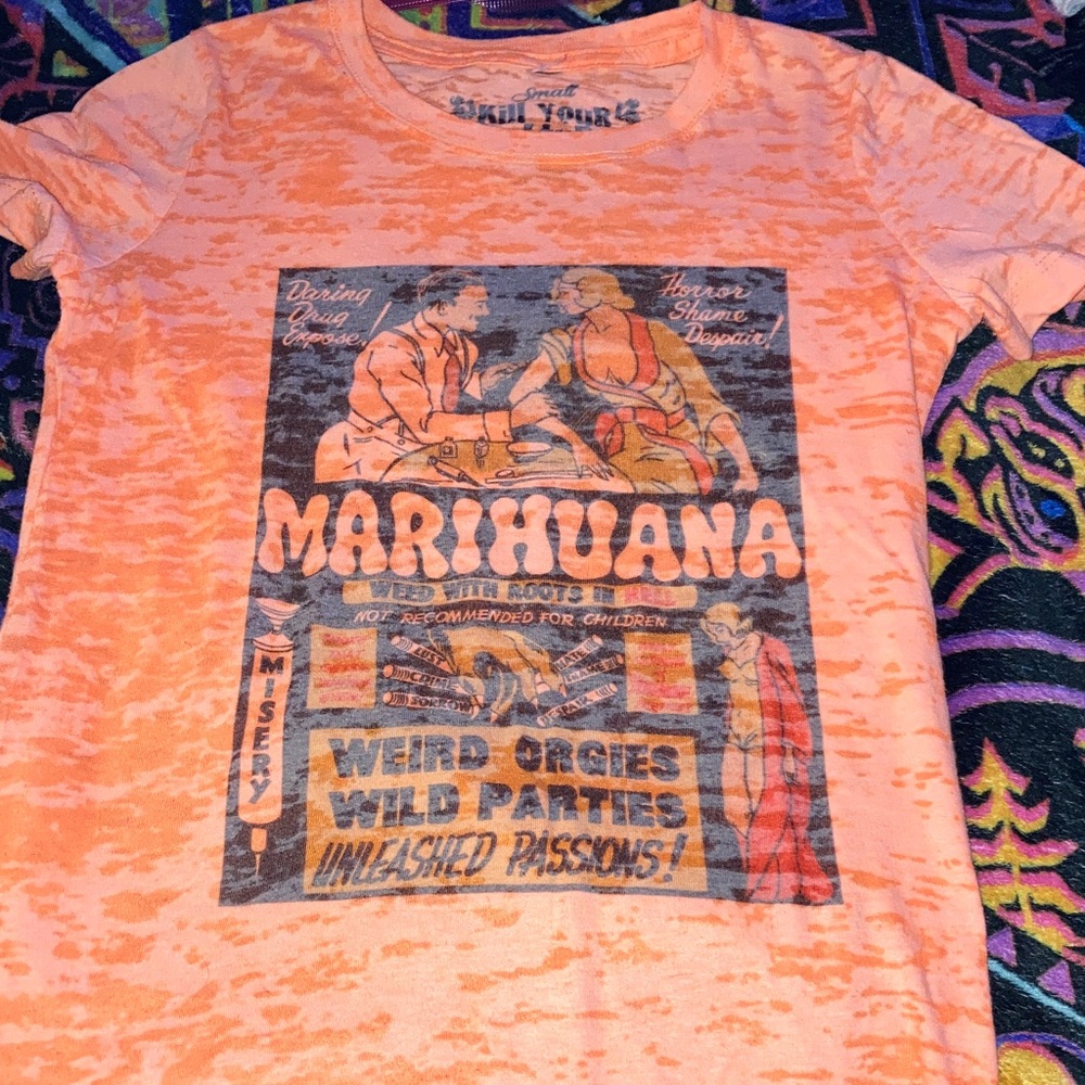 Orange Graphic T-Shirt
